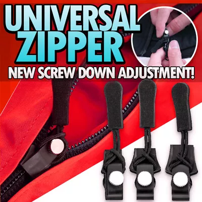 NEW Universal Zip Repair Replacement Zipper Like Fixnzip Instant Sew Sewless YKK • $12.99