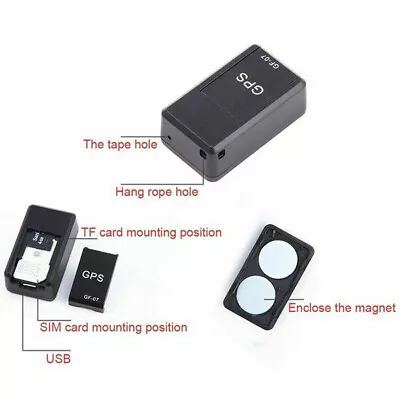 Anti-Theft Magnetic Mini GPS Locator Tracker GSM GPRS Real Time Tracking DeviceH • $11.39