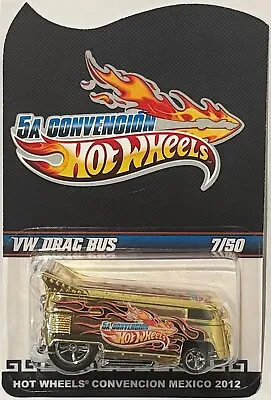 Gold VW Drag Bus Hot Wheels 2012 Mexico Convention #7/50 By Night Stalker • $444.44