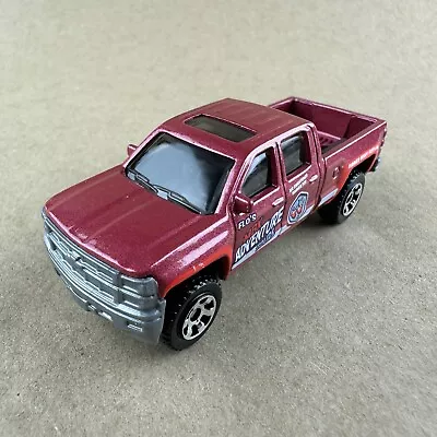 Matchbox 2014 Chevy Silverado 1500 Truck Red MBX Off Road 1:64 Diecast Car Loose • $2.49