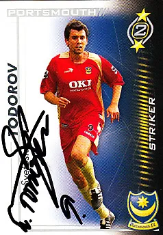£9.99 • Buy Portsmouth F.C Svetoslav Todorov Hand 05/06 Premiership Shoot Out Signed Card.