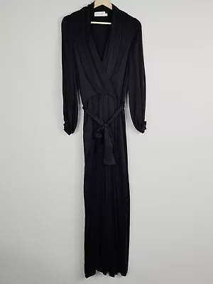 ZIMMERMANN Womens Size 0 Or 8 / US 4 Black Silk 3/4 Sleeve Jumpsuit • $550