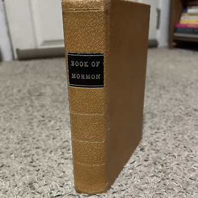 1830 Genuine Leather BOOK OF MORMON 'Deseret Book' Sesquicentennial Reproduction • $30