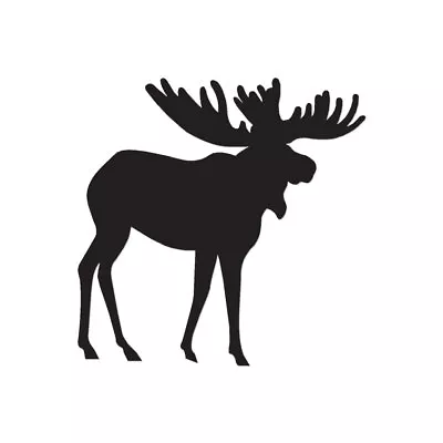 Moose - Vinyl Decal Sticker - Multiple Color & Sizes - Ebn462 • $3.17