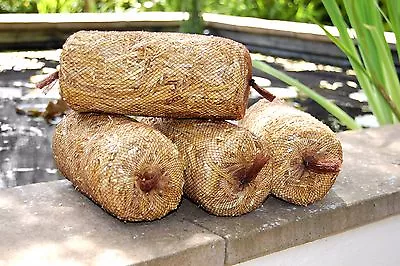 £8.49 • Buy 4x Barley Straw Logs - Green Water Algae Treatment For Ponds - Treats 4000 Gal