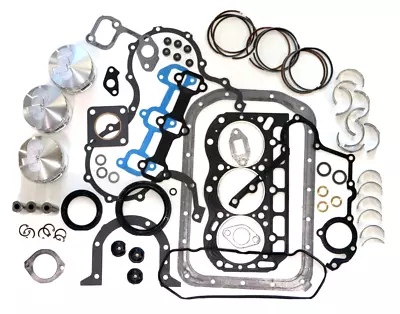 Kawasaki 3010 4010 Mule DIESEL Engine Rebuild Kit W/ Pistons Rings Bearings • $499