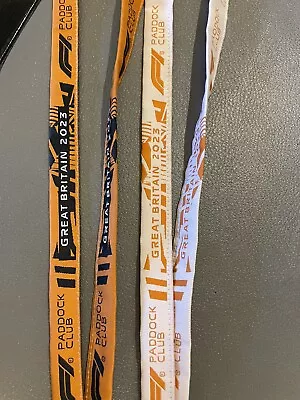 F1 Paddock Club Lanyard Friday And Saturday Silverstone 2023 • £10