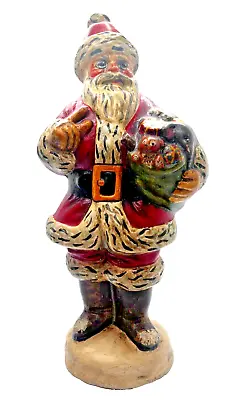 Vtg. Vaillancourt Folk Art American Santa Grolier Ed. 1988 Limited # 837/1500 • $165