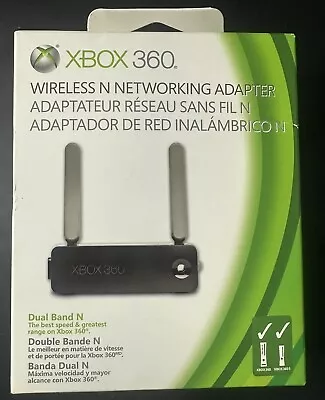 Wireless Network Adapter For Xbox 360 Black Brand New - Factory Sealed • $71.99