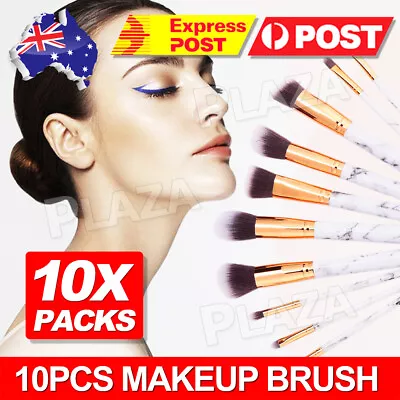 Professional Makeup Brush Set Foundation Blusher Cosmetic Make-up Brushes 10pcs • $6.45