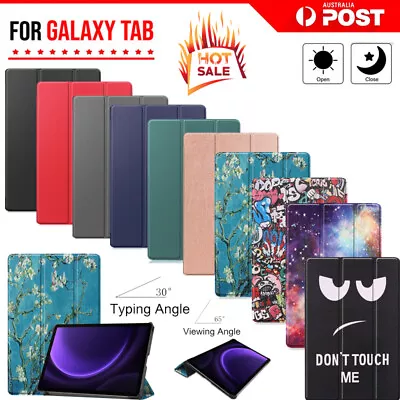 For Samsung Galaxy Tab S9 FE S7 S8 Plus Ultra Case Smart Flip Leather Book Cover • $9.99