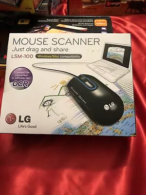 LG Smart Scan Black Computer USB 1200 DPI Mouse Model MCL1U (LSM-100) Scanner • $24.99