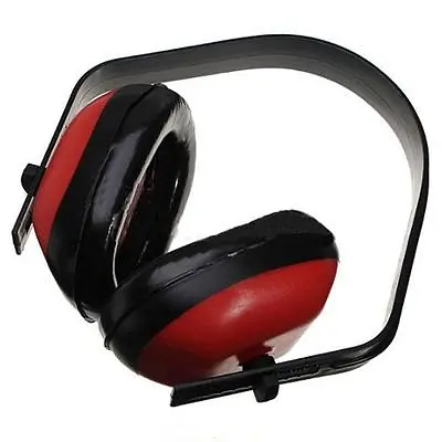 Ear Muff Muffler Noise Hearing Protector Red Adjustable Earmuffs Head St.FM • $5.24