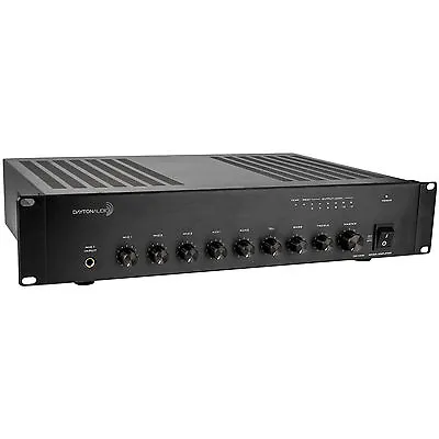 Dayton Audio DA120R 2U 120W Rack Mount Mixer-Amplifier 70V/100V Or 4 Ohm 3 Mic 2 • $324.98