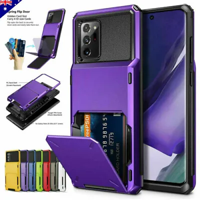 Shockproof Wallet Card Holder Case For Samsung S24 S23 S22 Ultra S21 S20 FE Note • $14.99