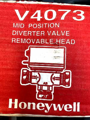 Honeywell 22mm 3 Port Mid Position Diverter Valve V4073 - 5 Wire Y-plan • £65