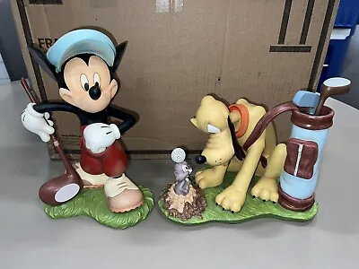 Disney MICKEY MOUSE & PLUTO Golf BIG FIG Separate VERY RARE Great Condition WDW • $650