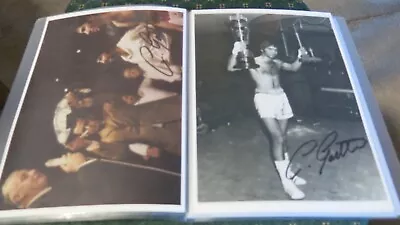 $49.98 • Buy 10 Autographed Photos Of Featherweight Champion Lucky Gattellari's Boxing Days
