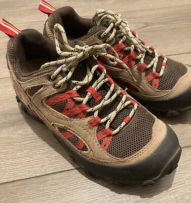 Patagonia Drifter Women’s Size 6.5 Brown Red Hiking Trail Shoes Boots • $29.89