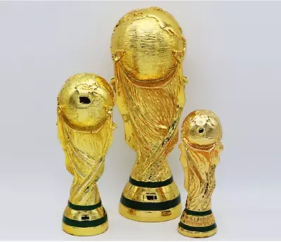 $24.99 • Buy Qatar 2022 New Resin World Cup Soccer Trophy Football Champion Award Fan Cup USA