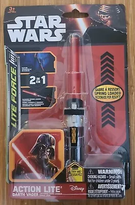 🏪  Star Wars Action Lite DARTH VADER Mini Light Saber With Clip On Tags • £5.91