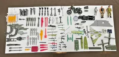 G.I. Joe ARAH Hasbro VTG Huge Lot Of Accessories Weapons Parts Missiles • $69