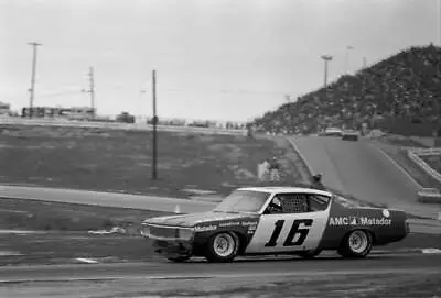 Mark Donohue Driving His Amc Matador 1973 Motor Racing Old Photo • $9