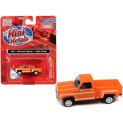 Classic Metal Works Model Pickup Truck 1976 Chevrolet Stepside Tangier Orange • $31.22