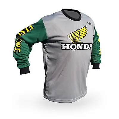 Vintage Style Honda Elsinore Motocross Jersey MX Enduro AHRMA Motorcycle • $45