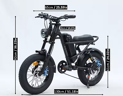 Ebike 16'' 250W Electric Bike Mountain Bicycle 36V/15A 25 MPH Fat Tire Ebike • $879.99