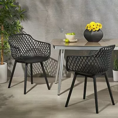 Tate Outdoor Modern Dining Chair (Set Of 2) • $199.77