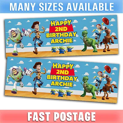 £24.99 • Buy Toy Story Personalised Banner Party Paper Birthday Game Boys Girls Movie Buzz