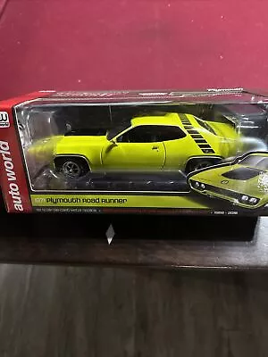 1:18 Auto World American Muscle 1971 Plymouth Road Runner Looney Tunes 1 Of 1002 • $38