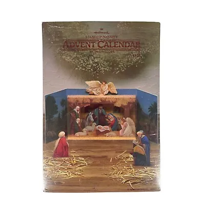 Vintage Hallmark Stand Up Nativity Advent Calendar Scene With Envelope • $9.94