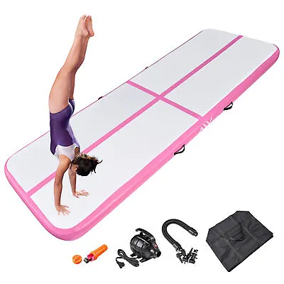 10/13/20 Ft Inflatable Tumbling Air Mat Track Gymnastics Fitness Home Gym • $129.90