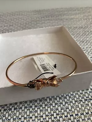 New Marc By Marc Jacobs Rose Gold Skinny  Bow  Bracelet W/ Clasp Rare & Limited • $58.75