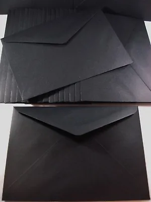 20 X C6 Envelopes Black Craft Card Making Cardmaking Coloured FREE POSTAGE • $7.75