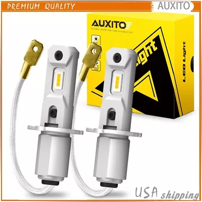 AUXITO H3 LED Fog Driving Light Bulb Conversion Kit 3000K Gold Yellow Headlight • $23.74