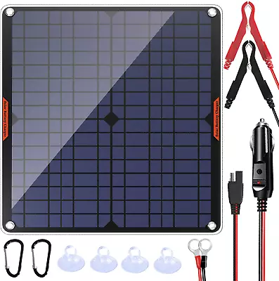 20W 12V Solar Panel Car Battery Charger Portable Waterproof Power Trickle Batter • $58.32