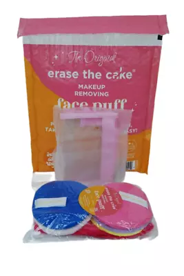 The Original Erase & Cake Makeup Removing PuffAnti-bacterial Anti-microbial... • $19.90