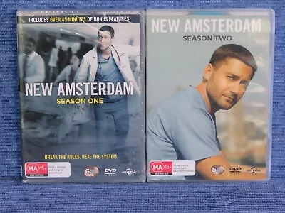 New Amsterdam Complete Season 1 & 2 Dvd Tv Ryan Eggold Janet Montgomery One Two • $39.95