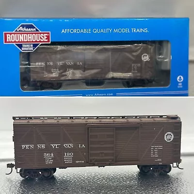 NEW Athearn Roundhouse RND90291 40' Single Sheathed Box Car ~ Pennsylvania (PRR) • $27.99