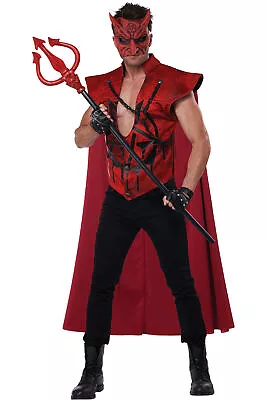 California Costume Hot As Hell Adult Men Devil Halloween Outfit 5123/047 • $30.50