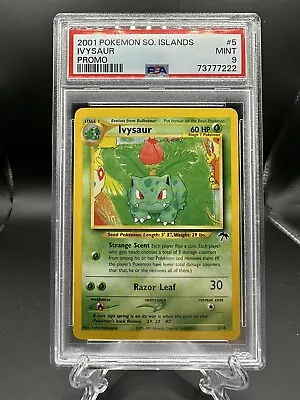 2001 Pokémon Southern Islands Ivysaur Promo #5 PSA 9 • $34.99