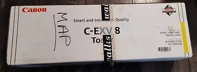 Genuine Canon C-EXV8 Toner Cartridge IR C3200/C3220N CLC3200/3220 Yellow • £12.02