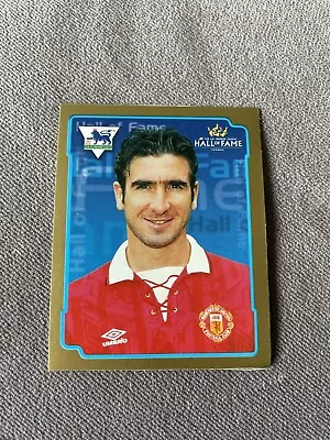 Man Utd Cantona Merlin 1999 FA Premier League Hall Of Fame Sticker • £14.99