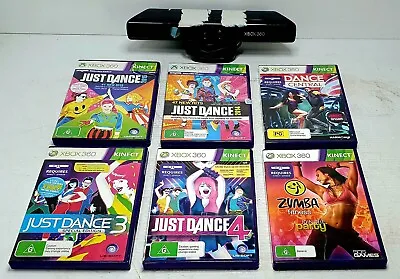 Retro Gaming Vintage Xbox 360 Kinect Mod 1414 + 6 Bonus Dance & Zumba Bundle VGC • $39.11