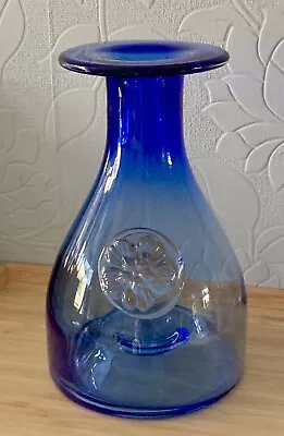 Dartington Crystal Flower Bottle Primrose/Cobalt • £35