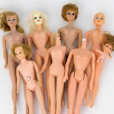 X8 LOT Vintage Mattel 1960s Barbie Bubble Cut Stacey Swirl Ponytail Francie Doll • $32