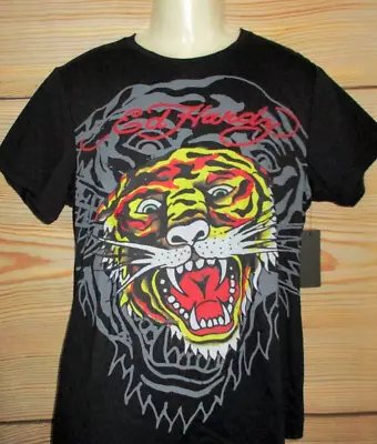 Mens Ed Hardy Tiger Black T-shirt Size M • $28.90